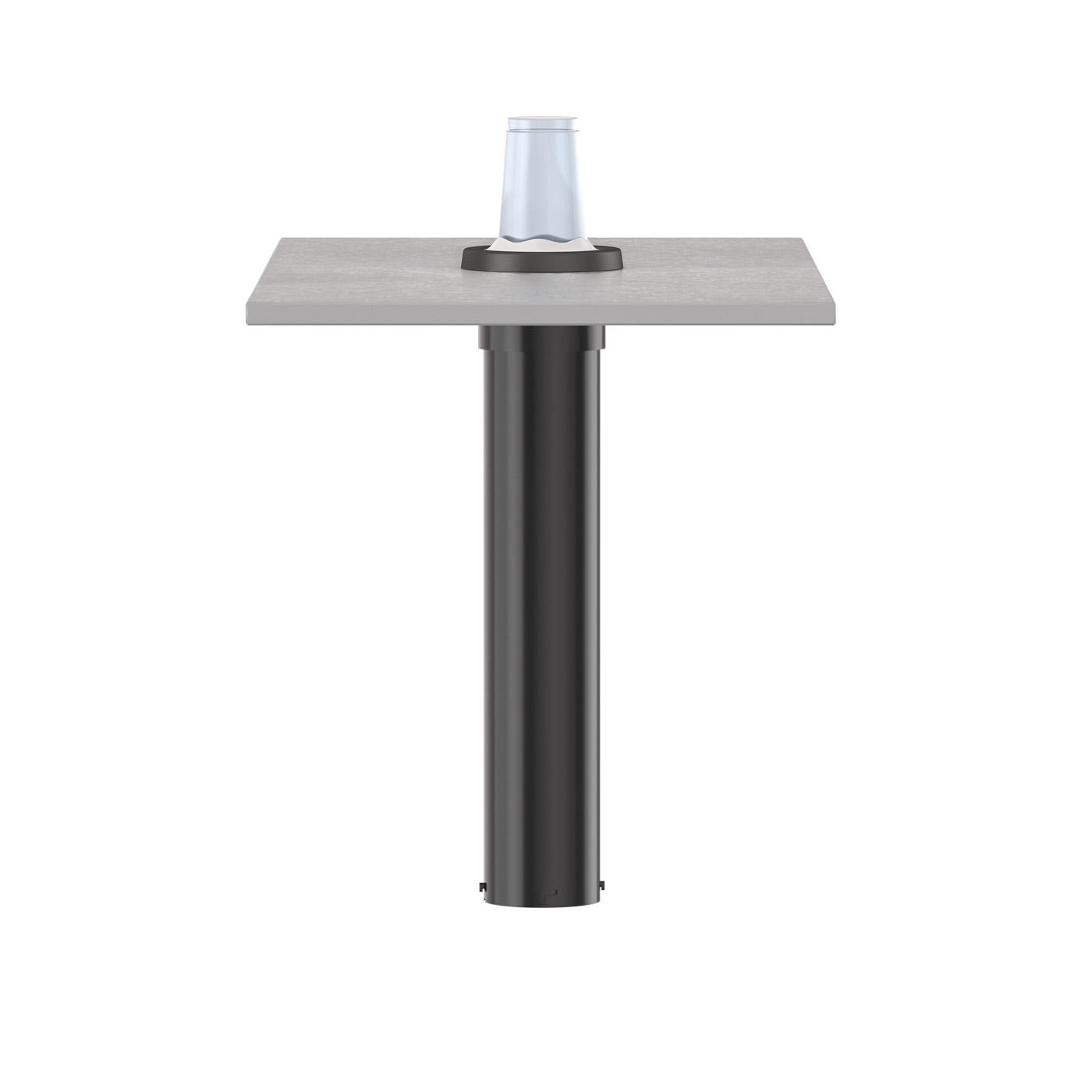 Gummilippe weiß, Blendenring schwarz Gummilippe weiß, Blendenring schwarz