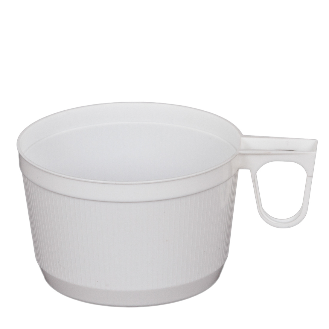 Kaffeetasse flach PS weiß 180ml