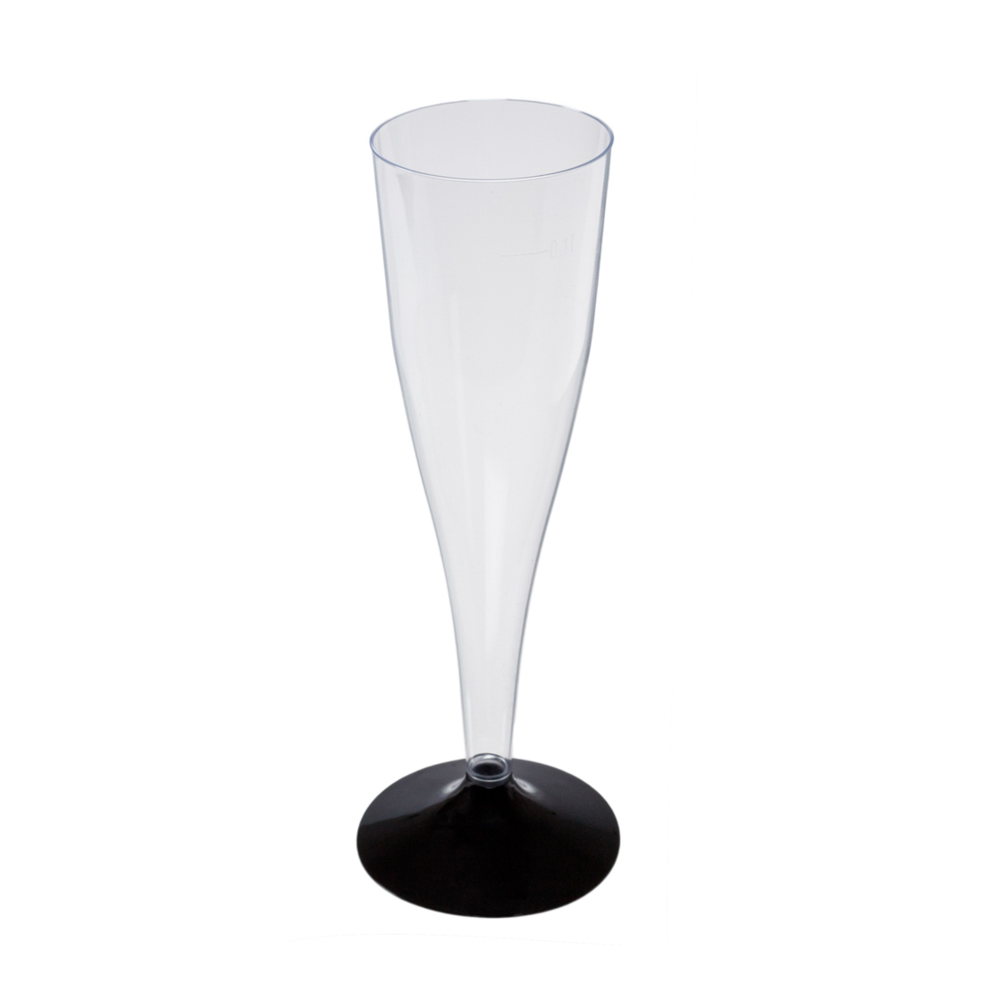 214522-Sektglas-PS-mit-schwarzem-Fuss-2-teilig-Serie-B-100ml-thumbnail Sektglas PS mit schwarzem Fuss 2-teilig Serie B 100ml