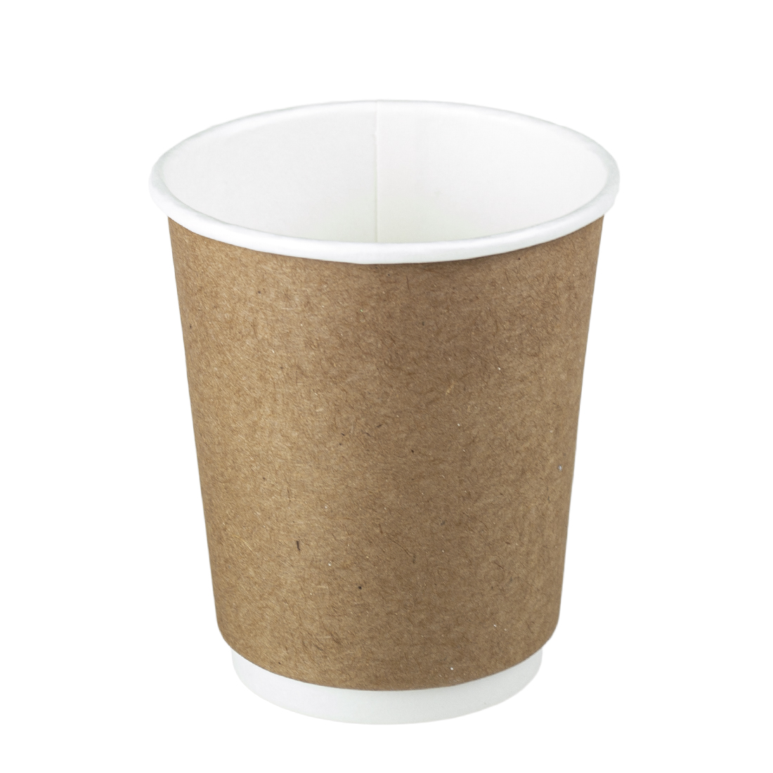 Pappbecher braun doppelwandig Kraftpapier 300ml Pappbecher braun doppelwandig Kraftpapier 300ml