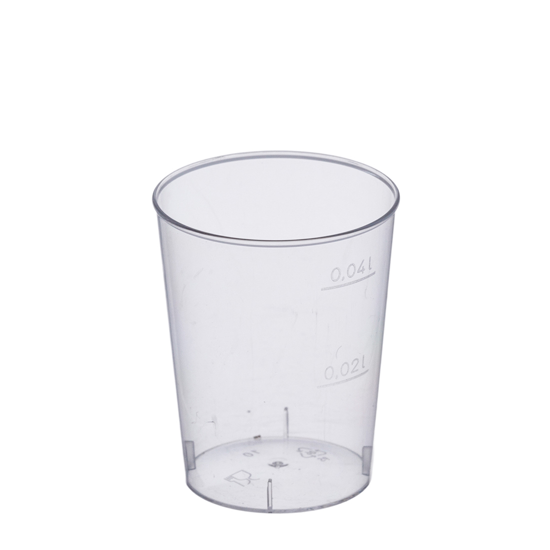 Schnapsglas PS glasklar 20/40ml