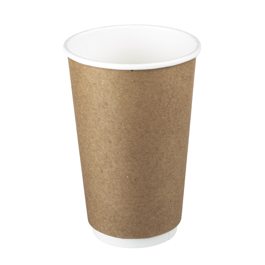 Pappbecher braun doppelwandig Kraftpapier 400ml Pappbecher braun doppelwandig Kraftpapier 400ml