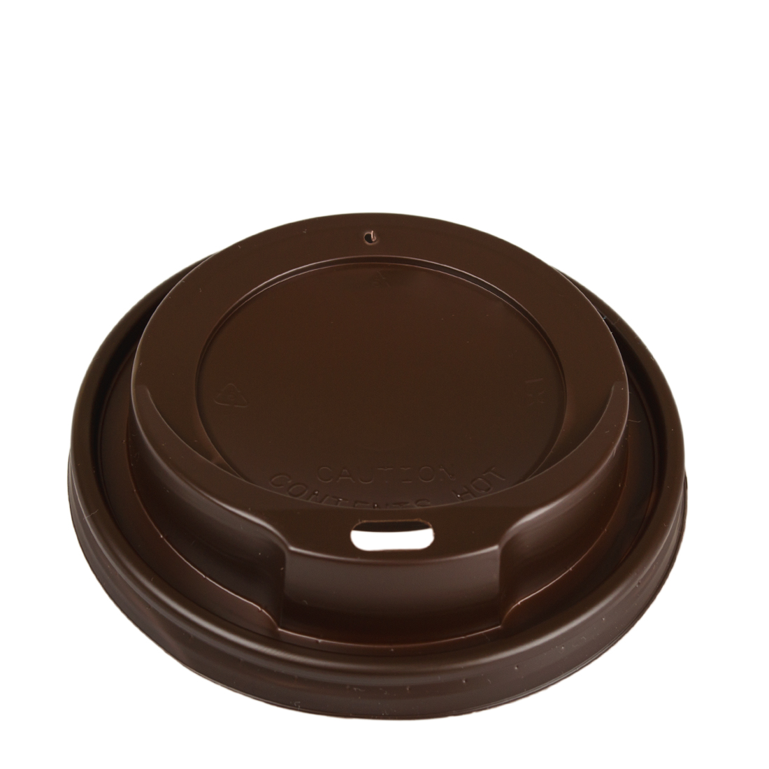 Deckel für Coffee to Go Becher braun Ø90mm