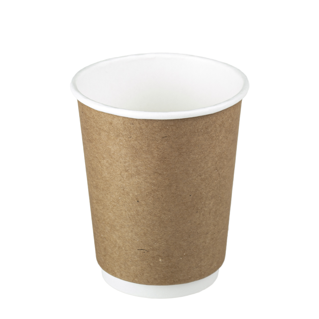 Pappbecher braun doppelwandig Kraftpapier 200ml